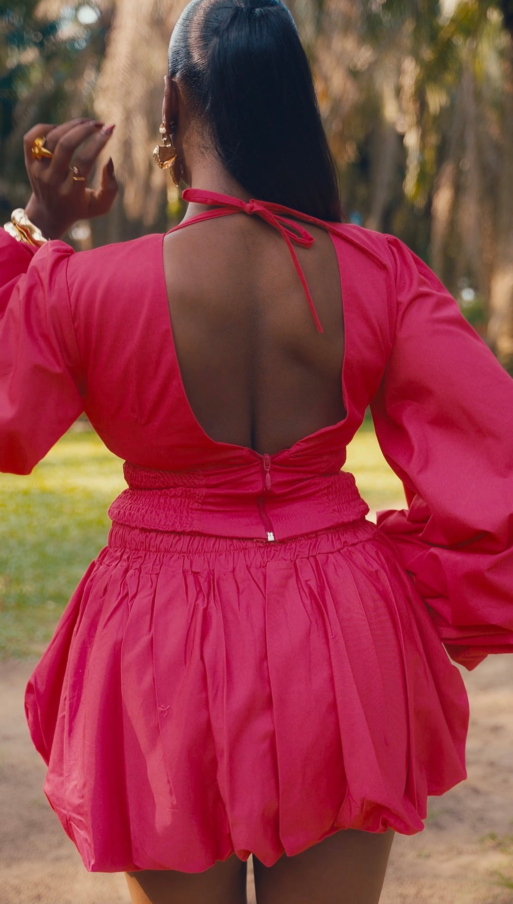 The Hibiscus Set - Fucshia
