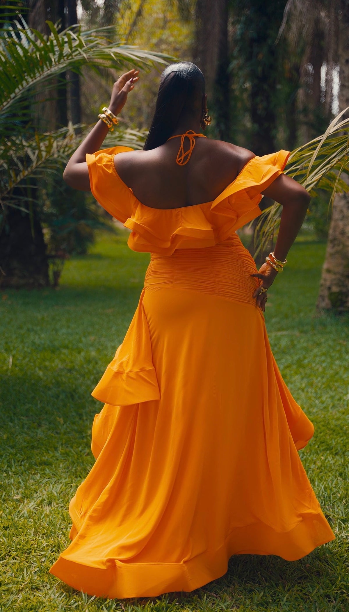 The Ruffle Maxi Dress