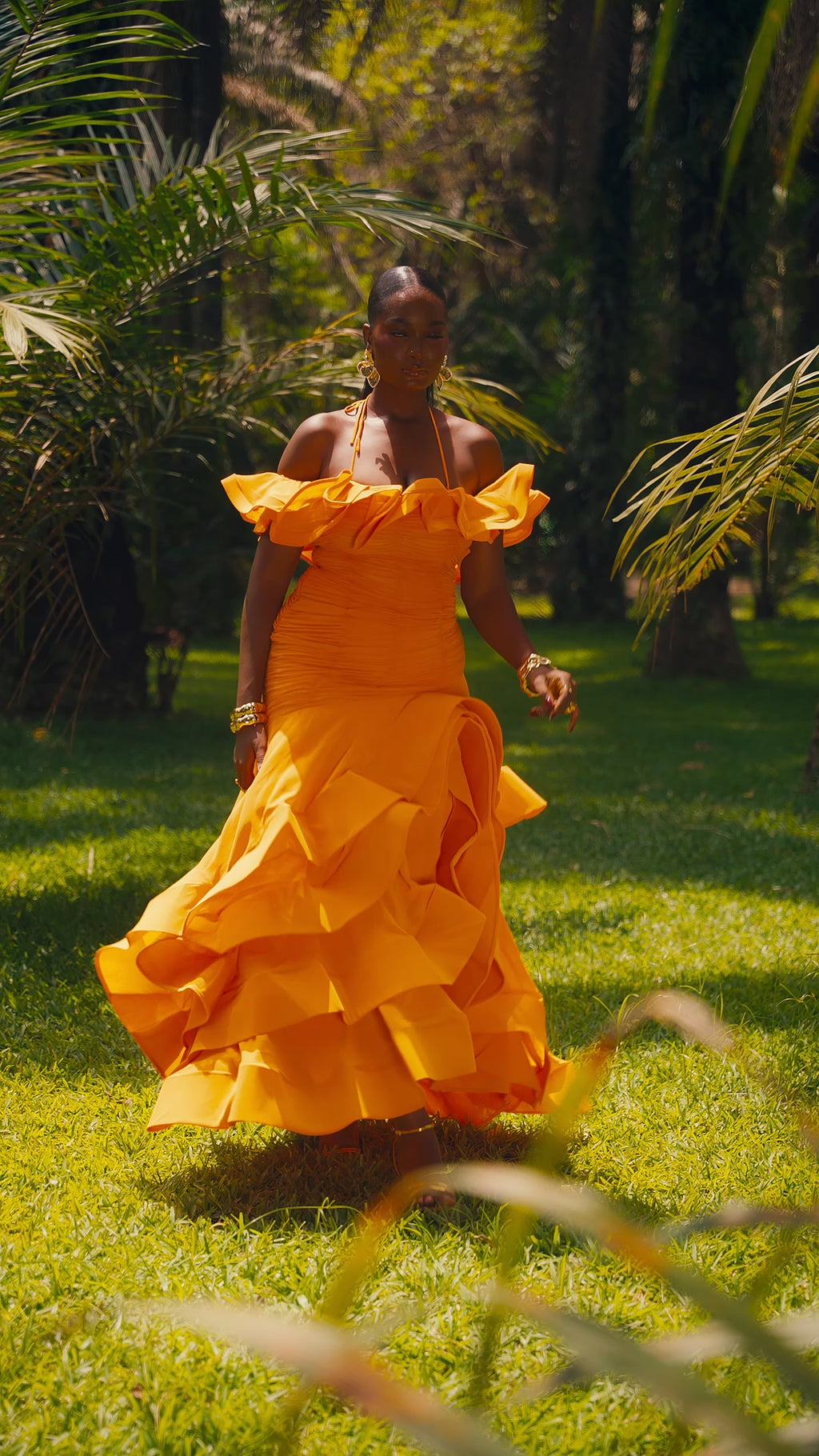 The Ruffle Maxi Dress